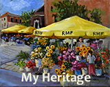 My Heritage Paintings by Krystyna Robbins, El Paso, TX Artist